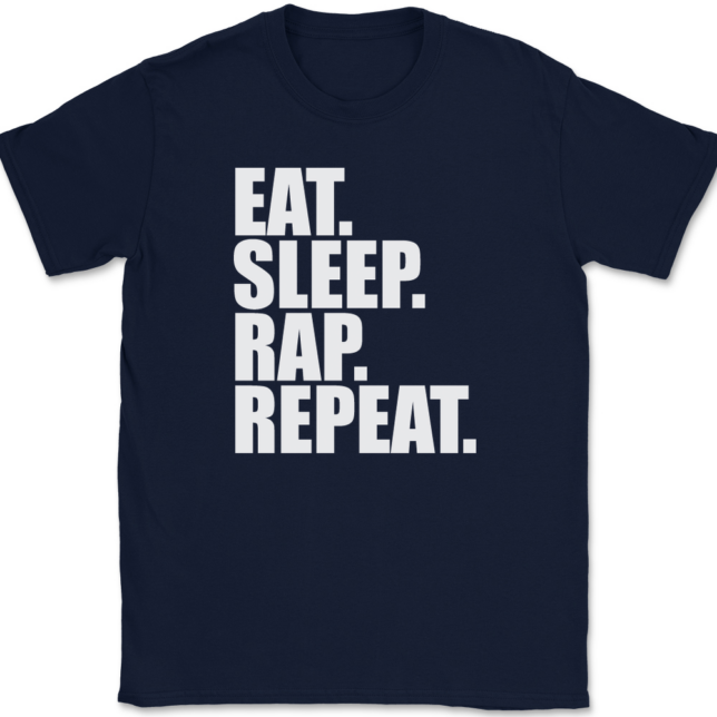 Eat Sleep Rap Repeat T-Shirt Mens Tee - Image 6