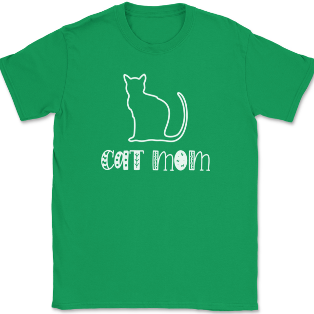 Cat Mom T-Shirt Mens Tee - Image 7