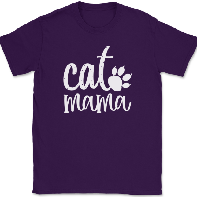 Cat Mama T-Shirt Mens Tee - Image 8