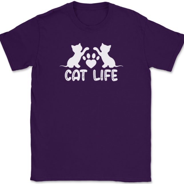 Cat Life T-Shirt Mens Tee - Image 8