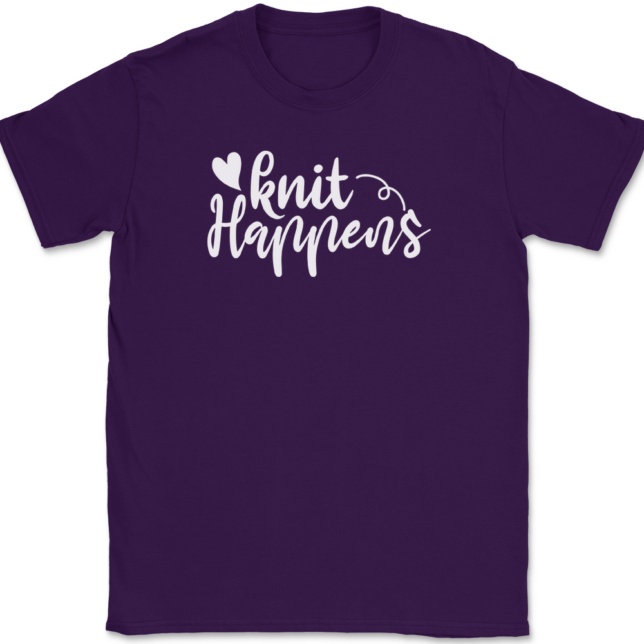 Knit Happens T-Shirt Mens Tee - Image 8