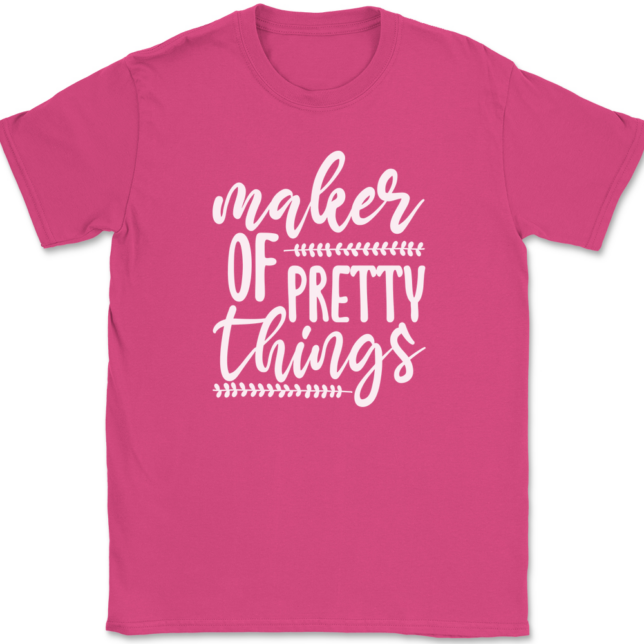 Maker of Pretty Things Crafting T-Shirt Mens Tee - Image 9