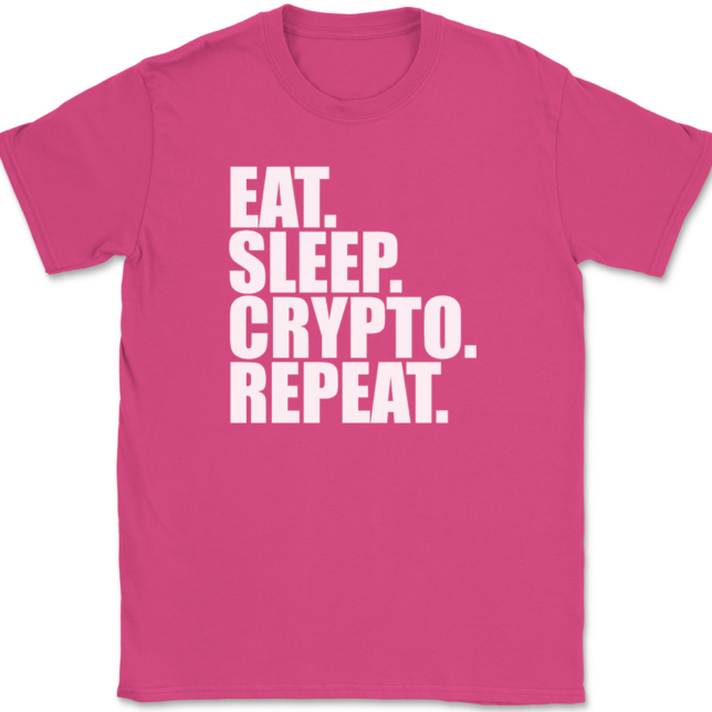 Eat Sleep Crypto Repeat T-Shirt Mens Tee - Image 9