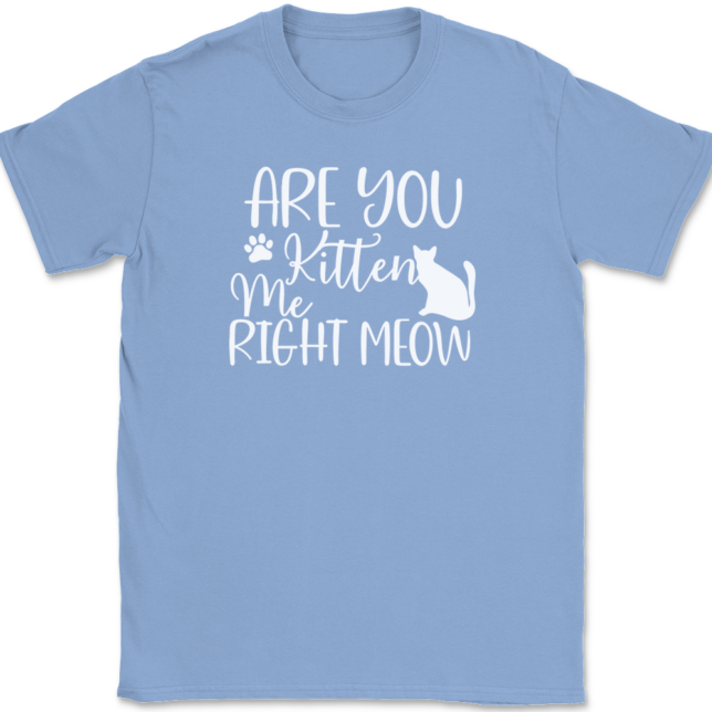 Are You Kitten Me Right Meow T-Shirt Mens Tee - Image 10