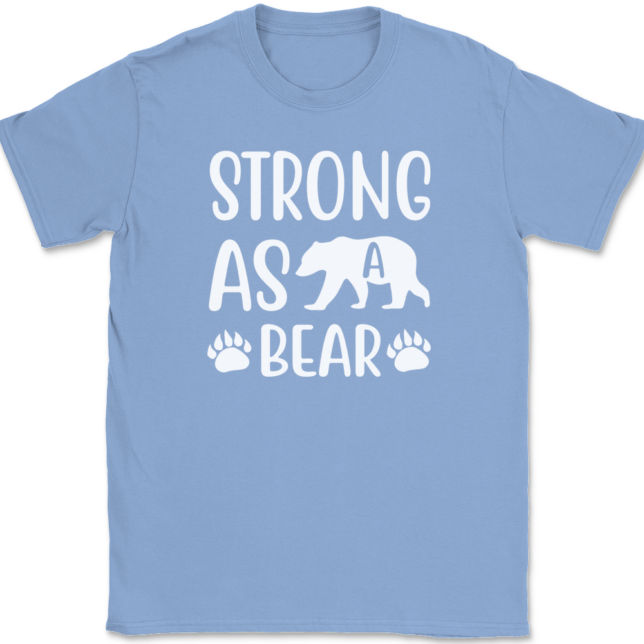 Strong As A Bear T-Shirt Mens Tee - Image 10