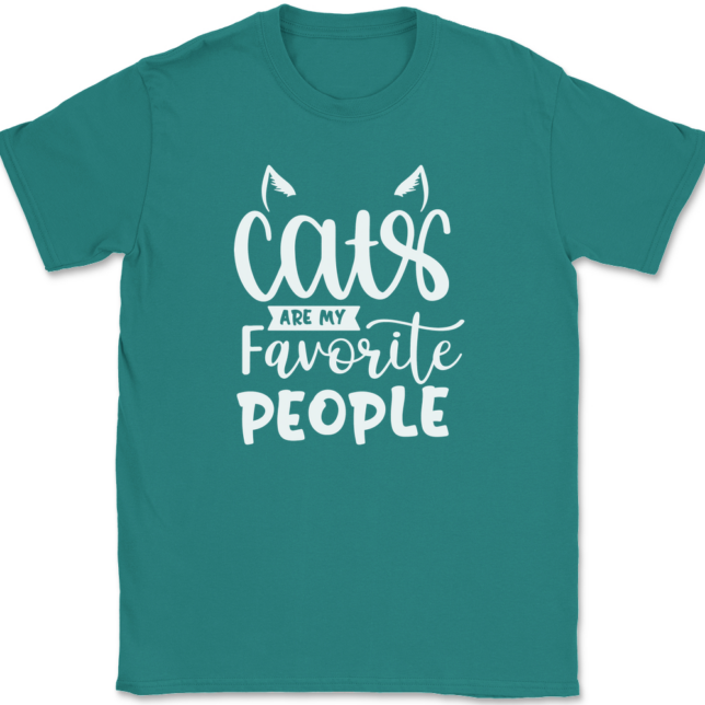 Cats Are My Favorite People T-Shirt Mens Tee - Image 11