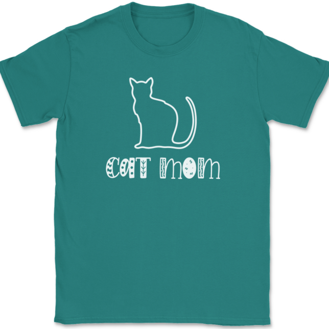 Cat Mom T-Shirt Mens Tee - Image 11