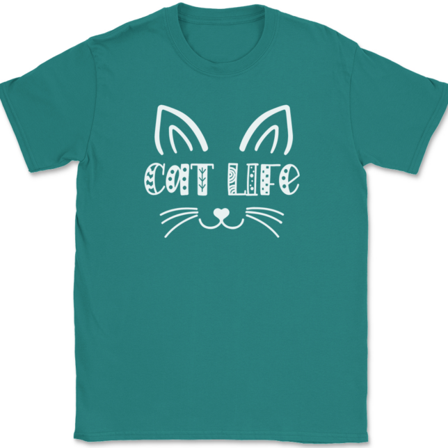 Cat Life T-Shirt Mens Tee - Image 11