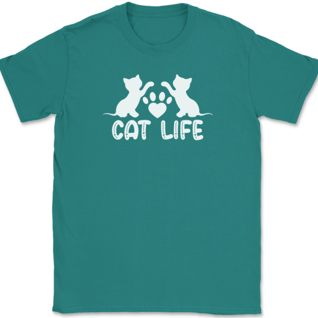 Cat Life T-Shirt Mens Tee - Image 11