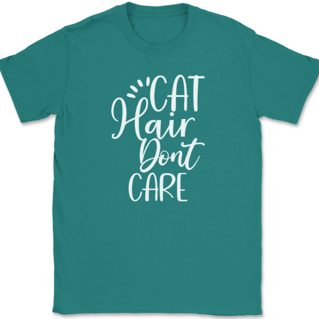 Cat Hair Don't Care T-Shirt Mens Tee - Image 11