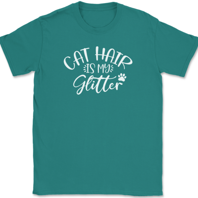 Cat Hair Is My Glitter T-Shirt Mens Tee - Image 11