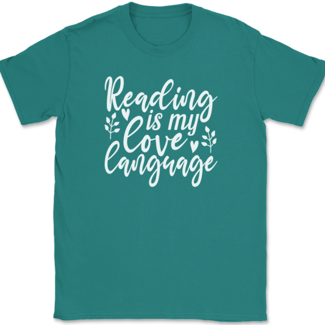 Reading is My Love Language T-Shirt Mens Tee - Image 11