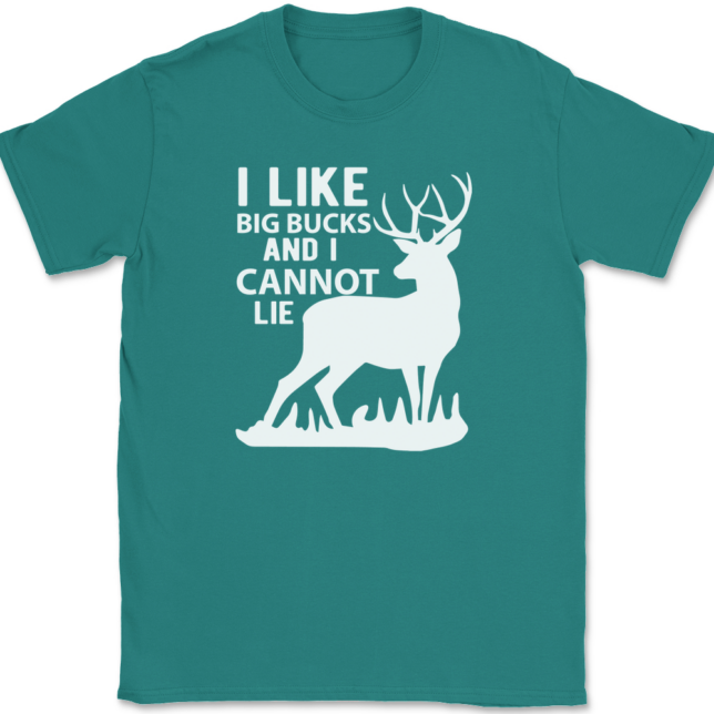 I Like Big Bucks and I Cannot Lie T-Shirt Mens Tee - Image 11