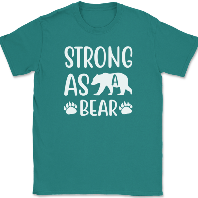 Strong As A Bear T-Shirt Mens Tee - Image 11