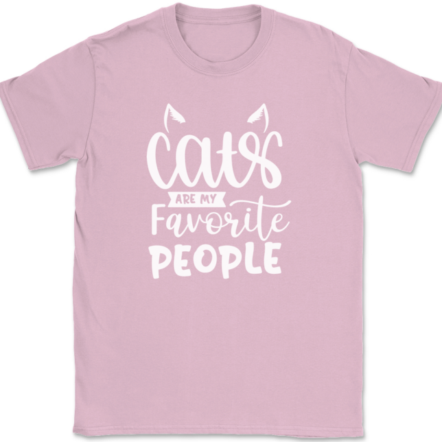 Cats Are My Favorite People T-Shirt Mens Tee - Image 12