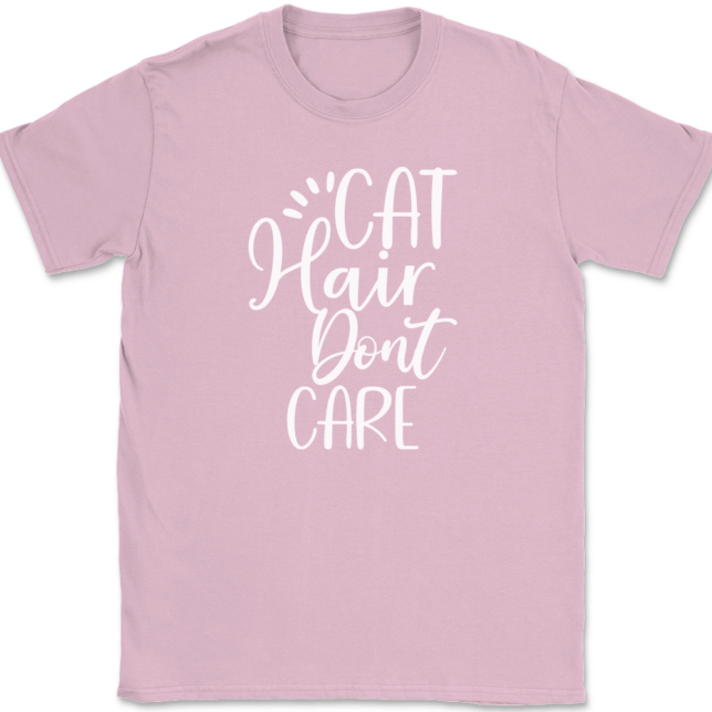 Cat Hair Don't Care T-Shirt Mens Tee - Image 12