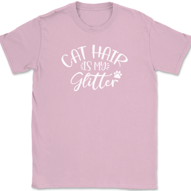 Cat Hair Is My Glitter T-Shirt Mens Tee - Image 12