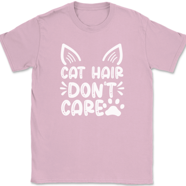 Cat Hair Don't Care T-Shirt Mens Tee - Image 12