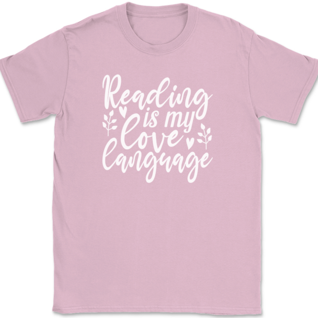 Reading is My Love Language T-Shirt Mens Tee - Image 12