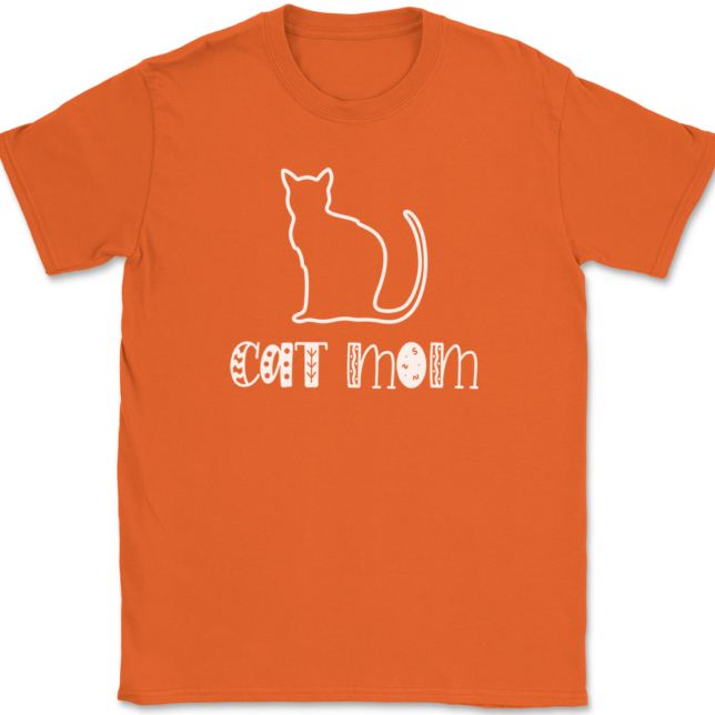 Cat Mom T-Shirt Mens Tee - Image 13