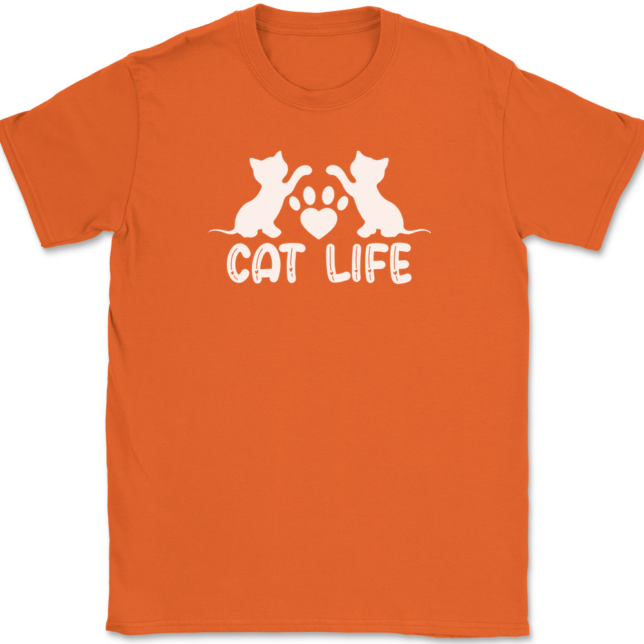 Cat Life T-Shirt Mens Tee - Image 13