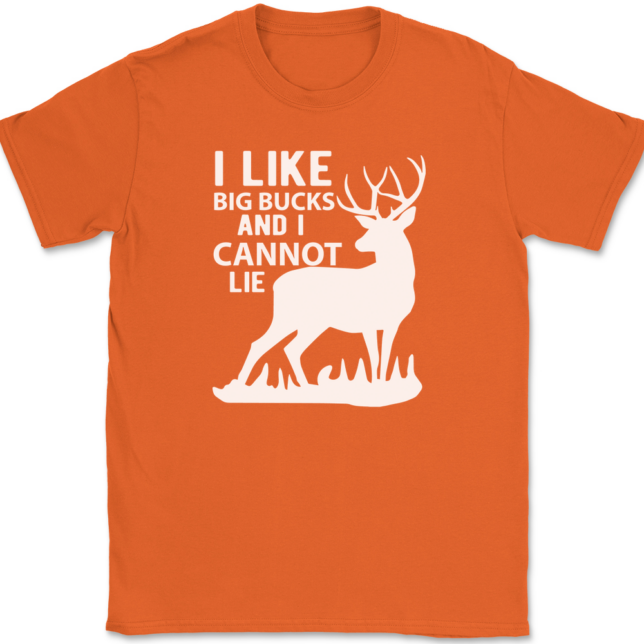 I Like Big Bucks and I Cannot Lie T-Shirt Mens Tee - Image 13