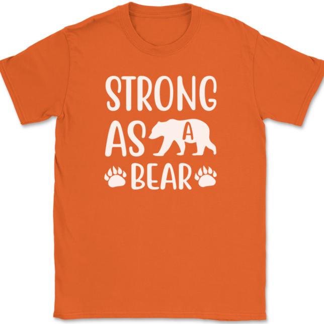 Strong As A Bear T-Shirt Mens Tee - Image 13