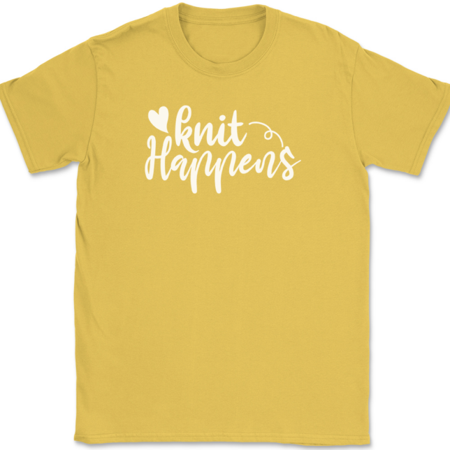 Knit Happens T-Shirt Mens Tee - Image 14