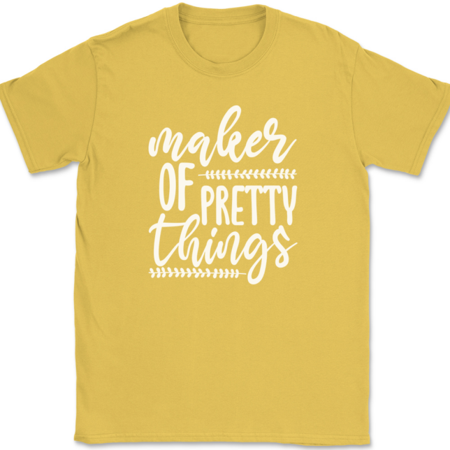 Maker of Pretty Things Crafting T-Shirt Mens Tee - Image 14