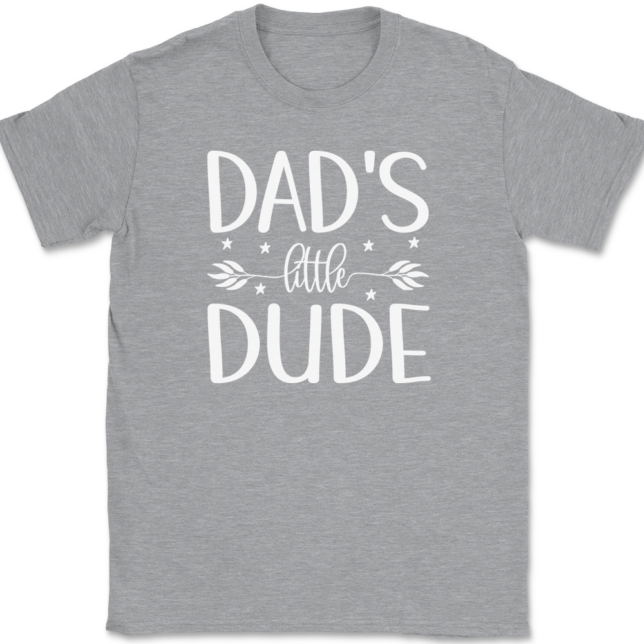 Daddy's Little Dude T-Shirt Mens Tee - Image 2