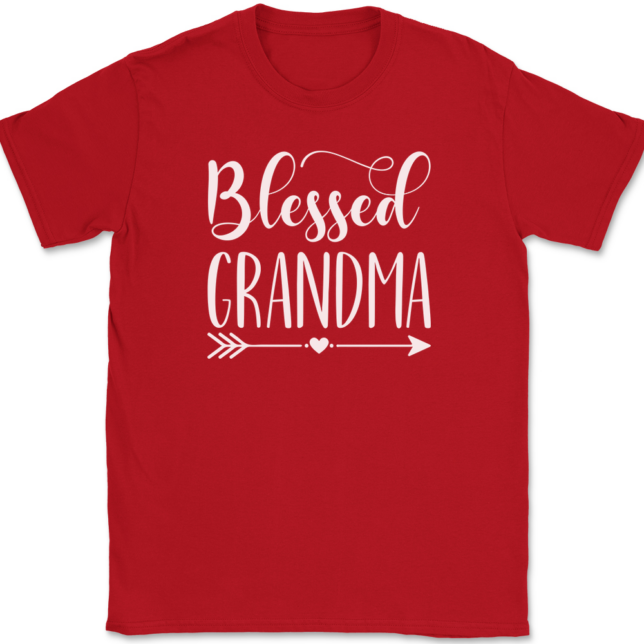 Blessed Grandma T-Shirt Mens Tee - Image 4