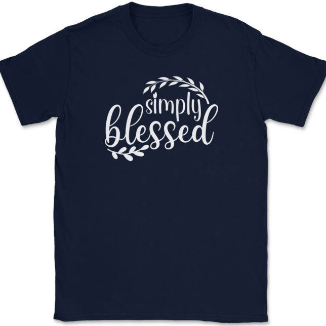 Simply Blessed T-Shirt Mens Tee - Image 6