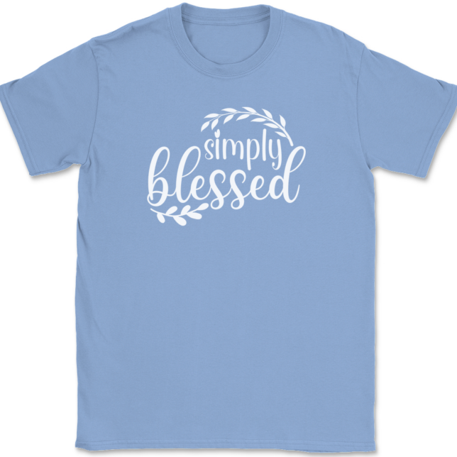 Simply Blessed T-Shirt Mens Tee - Image 10