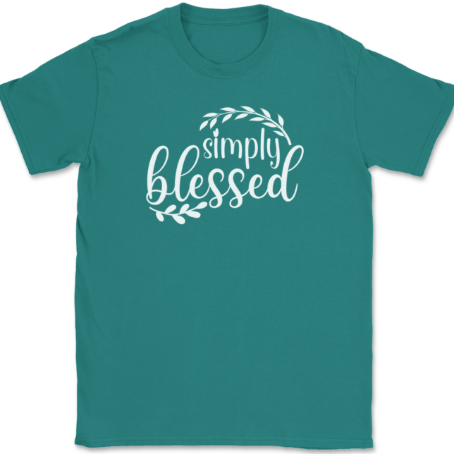 Simply Blessed T-Shirt Mens Tee - Image 11