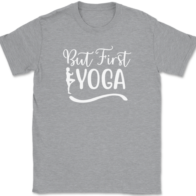 But First Yoga T-Shirt Mens Tee - Image 2