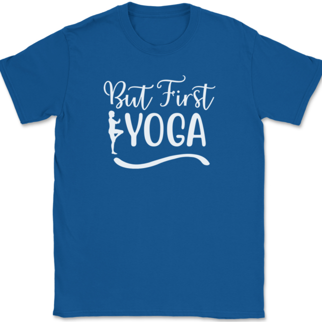 But First Yoga T-Shirt Mens Tee - Image 5