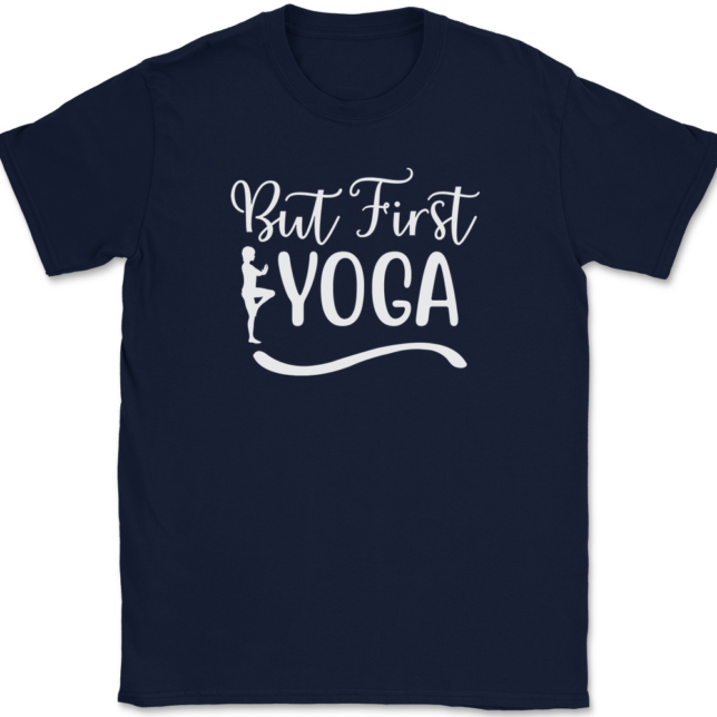 But First Yoga T-Shirt Mens Tee - Image 6