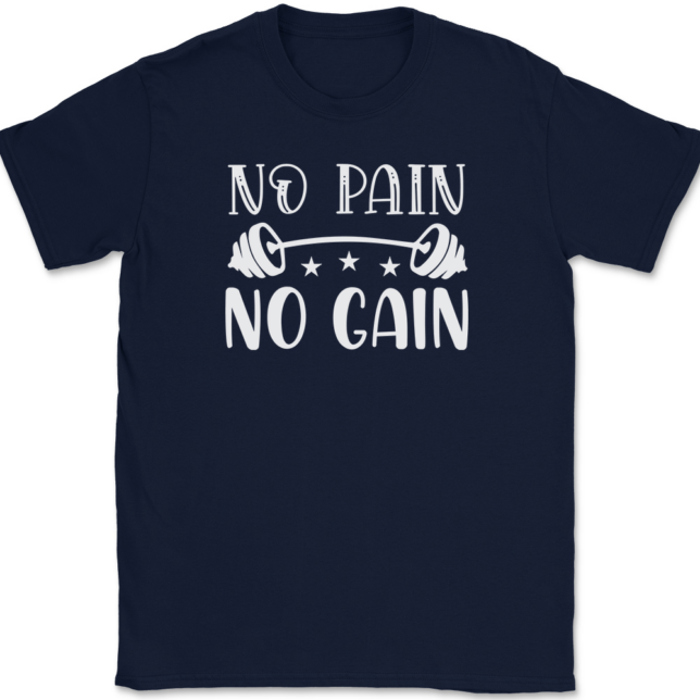 No Pain No Gain T-Shirt Mens Tee - Image 6