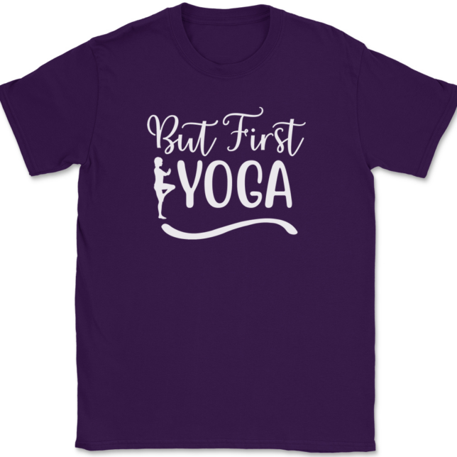 But First Yoga T-Shirt Mens Tee - Image 8