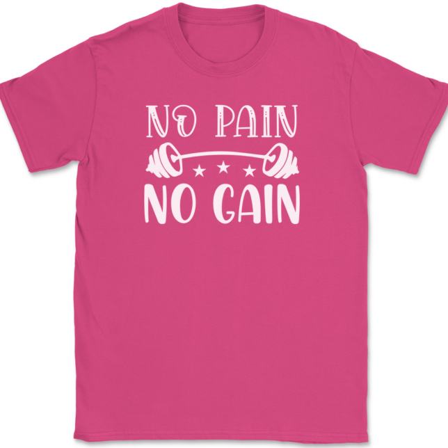 No Pain No Gain T-Shirt Mens Tee - Image 9