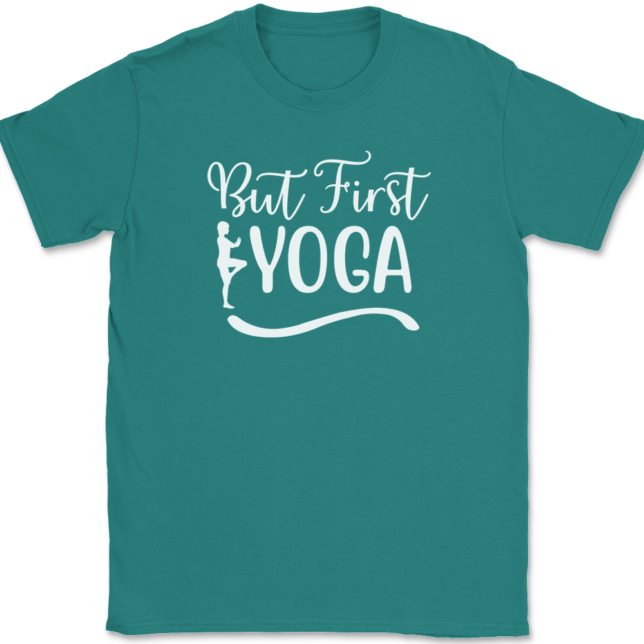 But First Yoga T-Shirt Mens Tee - Image 11