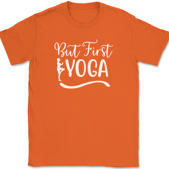 But First Yoga T-Shirt Mens Tee - Image 13