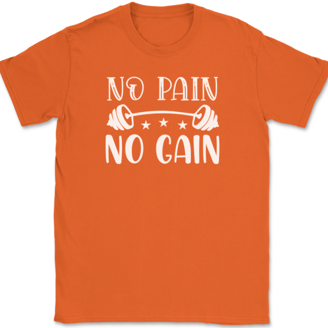 No Pain No Gain T-Shirt Mens Tee - Image 13