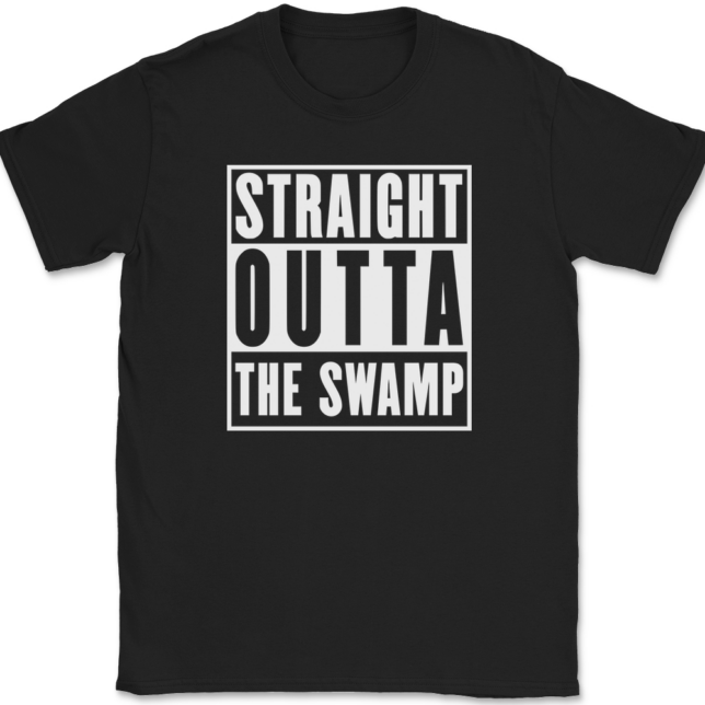 Straight Outta The Swamp T-Shirt Mens Tee