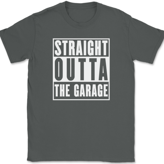 Straight Outta The Garage T-Shirt Mens Tee - Image 3