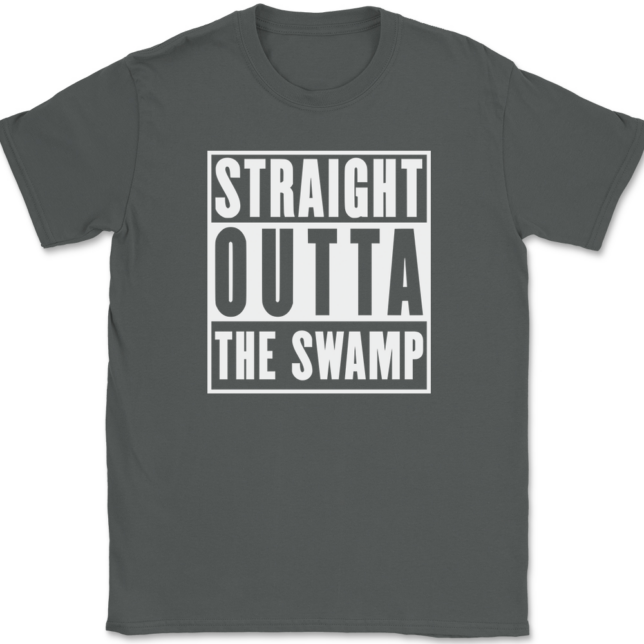 Straight Outta The Swamp T-Shirt Mens Tee - Image 3