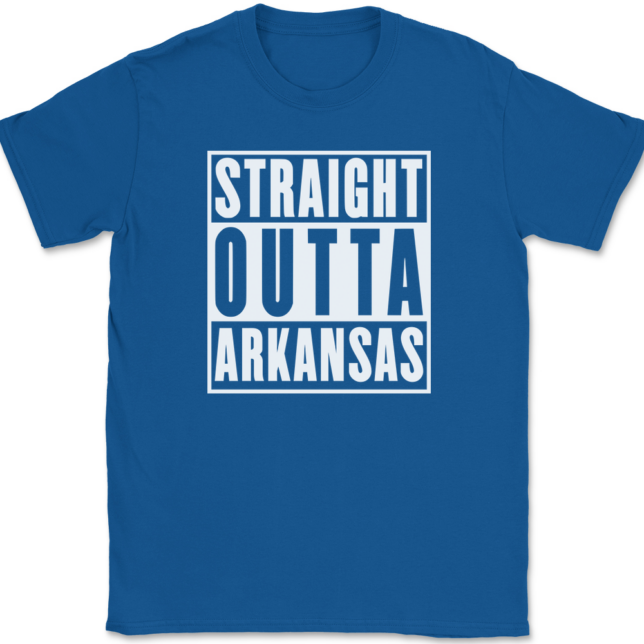Straight Outta Arkansas T-Shirt Mens Tee - Image 5
