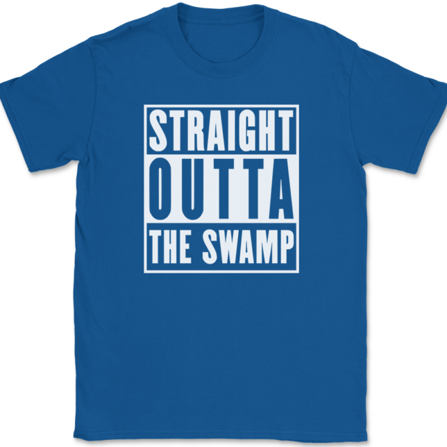Straight Outta The Swamp T-Shirt Mens Tee - Image 5
