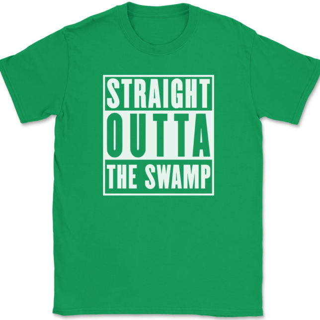 Straight Outta The Swamp T-Shirt Mens Tee - Image 7