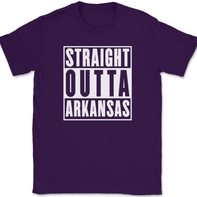 Straight Outta Arkansas T-Shirt Mens Tee - Image 8